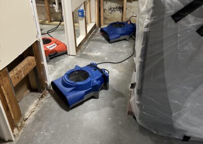 basement water drying